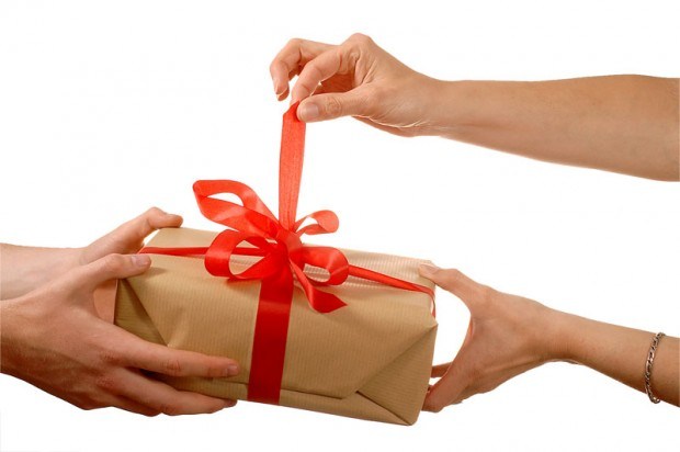 dicha dar regalo